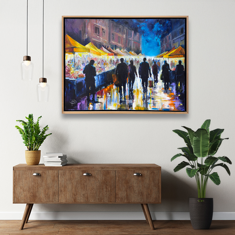 View of picture in situ